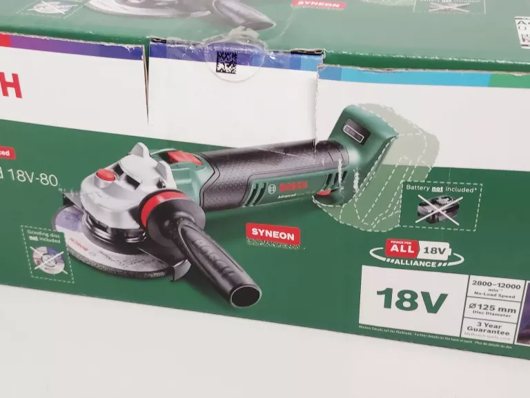 BOSCH ADVANCEDGRIND SZLIFIERKA KĄTOWA 18V-80 | 0 603 3E5 100