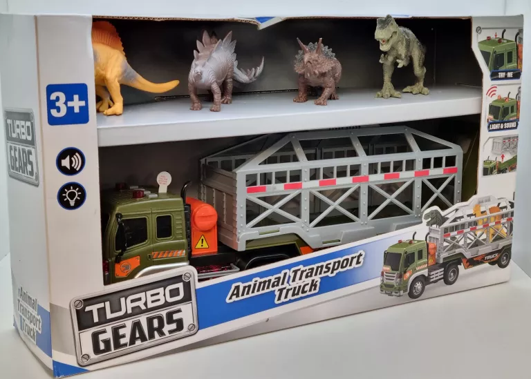 CIĘŻARÓWKA DO TRANSPORTU DINOZAURÓW - TURBO GEARS
