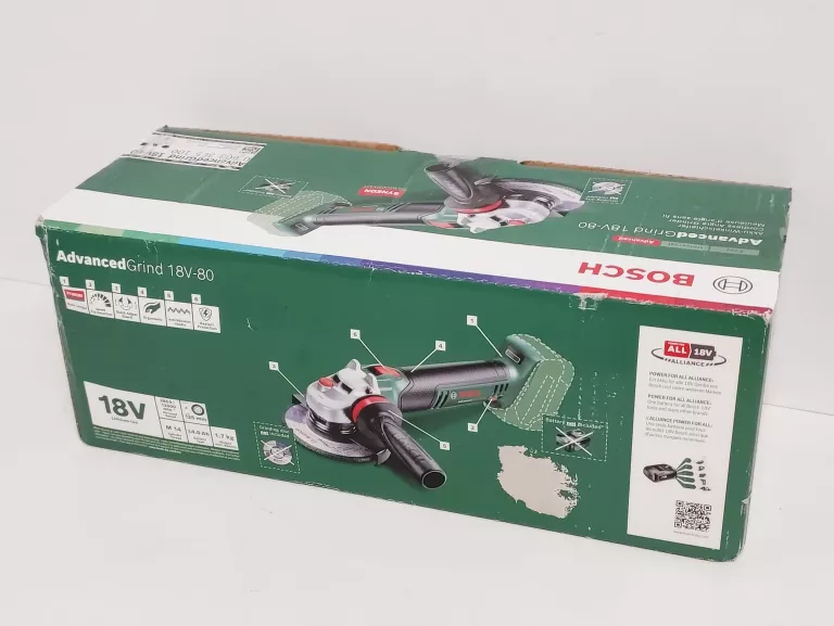 BOSCH ADVANCEDGRIND SZLIFIERKA KĄTOWA 18V-80 | 0 603 3E5 100