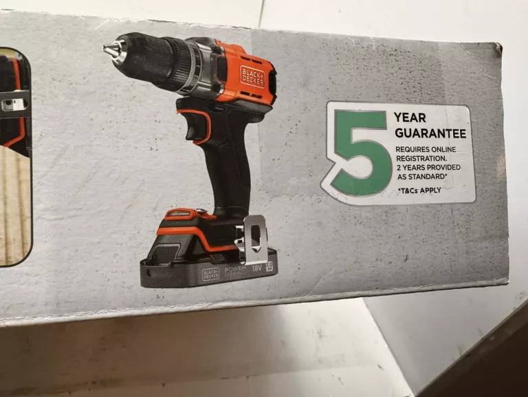 WIERTARKO-WKRĘTARKA BLACK&DECKER BCD382D1XC 18V