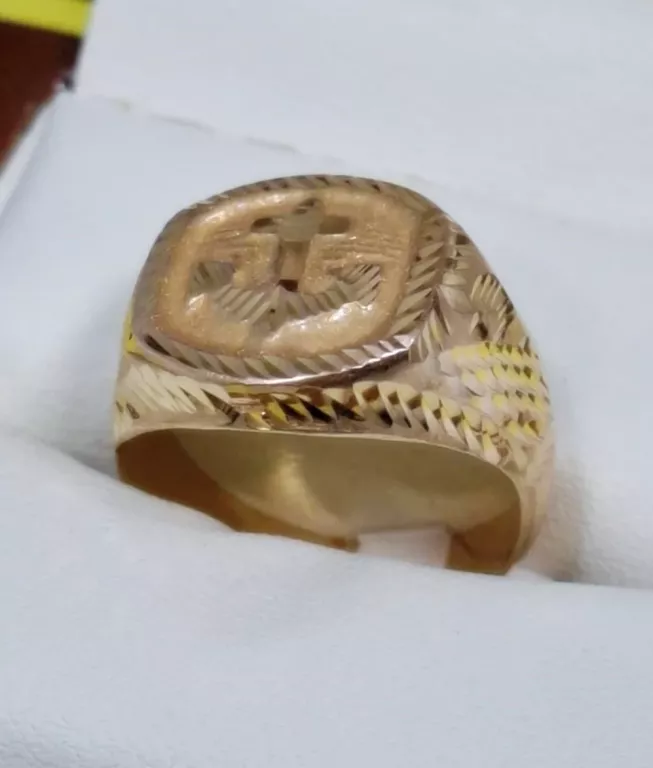 WYJĄTKOWY ZŁOTY SYGNET PIERŚCIEŃ P750 R17