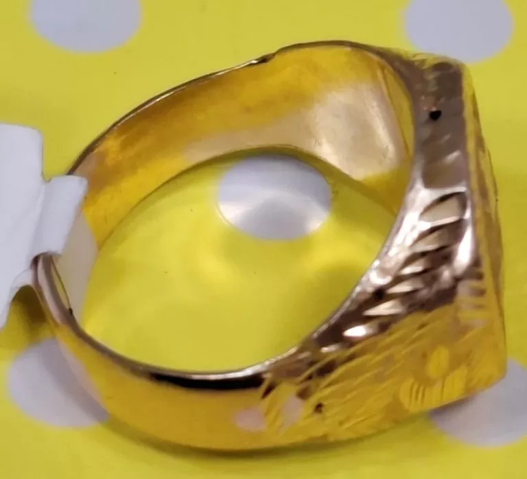 WYJĄTKOWY ZŁOTY SYGNET PIERŚCIEŃ P750 R17