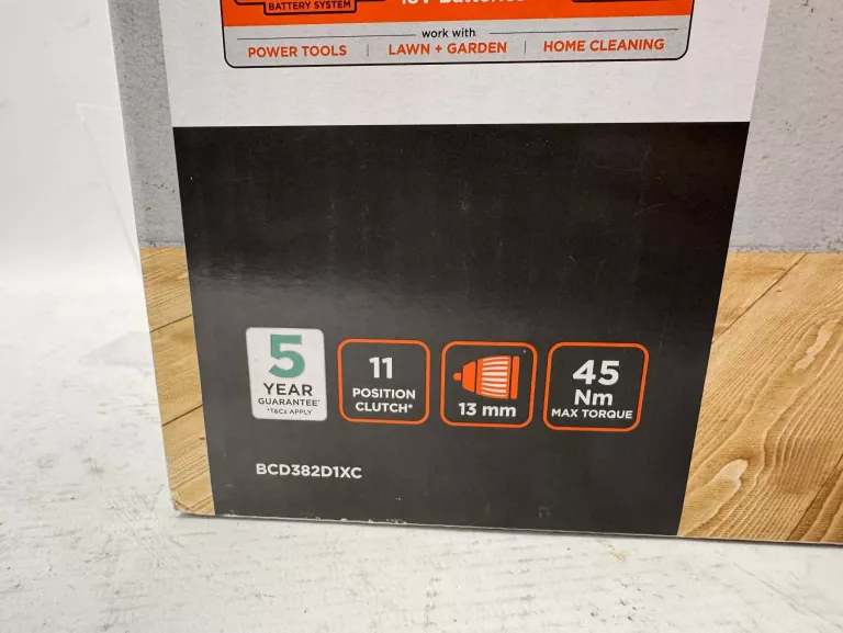 WIERTARKO-WKRĘTARKA BLACK&DECKER BCD382D1XC 18V