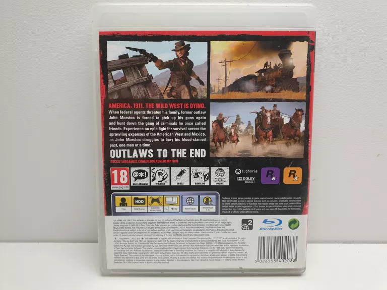GRA PS3 RED DEAD REDEMPTION + MAPA