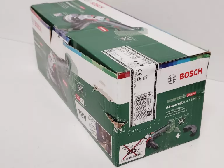 BOSCH ADVANCEDGRIND SZLIFIERKA KĄTOWA 18V-80 | 0 603 3E5 100