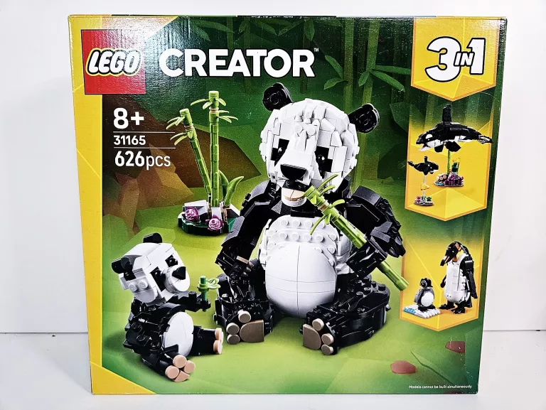 LEGO PANDA CREATOR 3W1 DZIKIE ZWIERZĘTA RODZINA PAND 31165