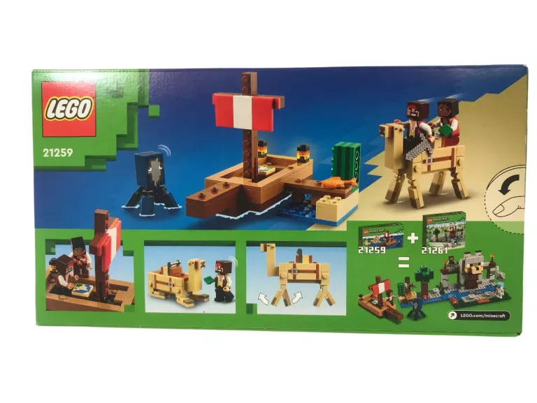 LEGO MINECRAFT 21259 KLOCKI REJS STATKIEM PIRACKIM