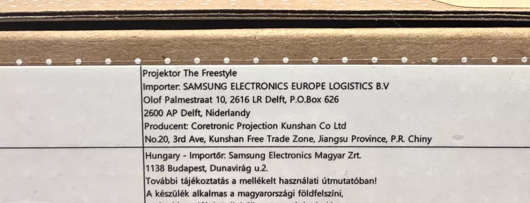 PROJEKTOR SAMSUNG THE FREESTYLE SP-LFF3CLAX