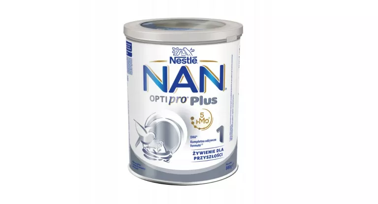 MLEKO POCZĄTKOWE NAN OPTIPRO PLUS 1 5HMO DLA NIEMOWLĄT OD URODZENIA 800G