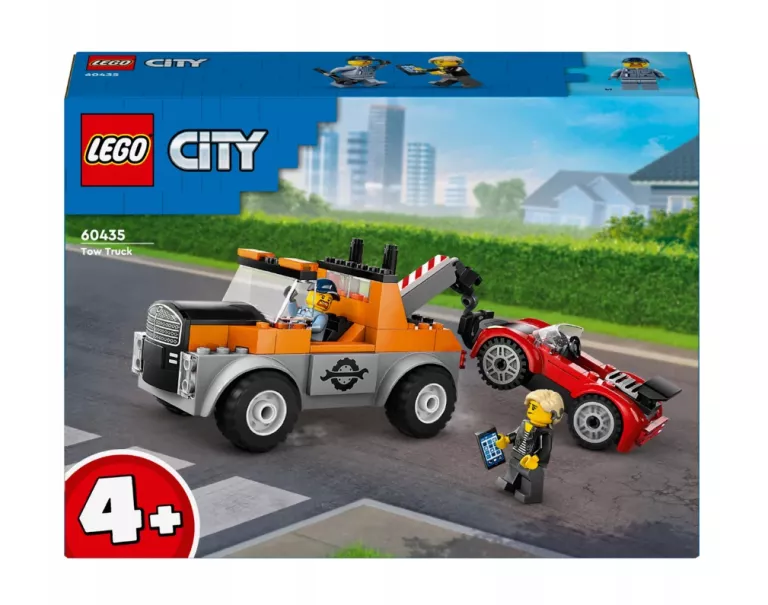 LEGO CITY 60435 SAMOCHÓD POMOCY DROGOWEJ -USZKODZONE PUDEŁKO-