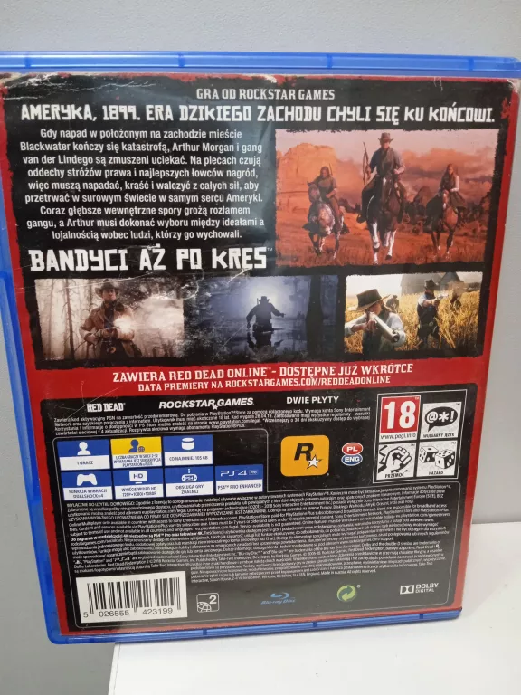 GRA PS4 RED DEAD REDEMPTION 2