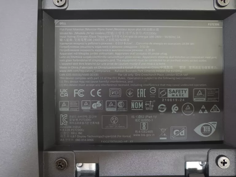 MONITOR DELL 27" P2723DE +OKABLOWANIE