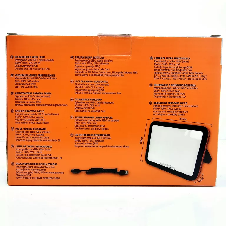 REFLEKTOR ROBOCZY LED WERCKMANN 700 LM 10W(3985/24)