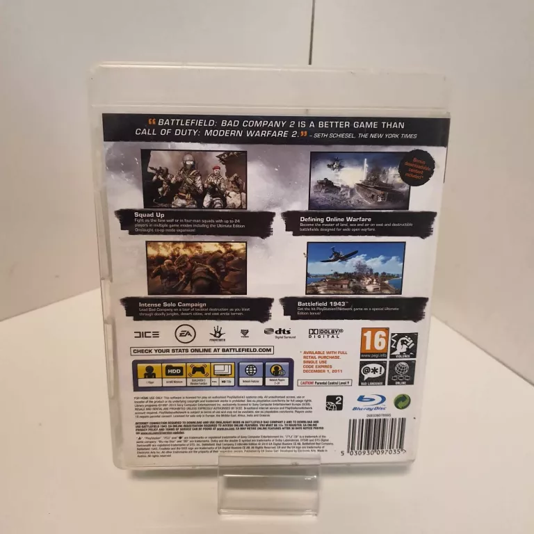 GRA NA PS3 BATTLEFIELD BAD COMPANY 2 ULTIMATE EDITION