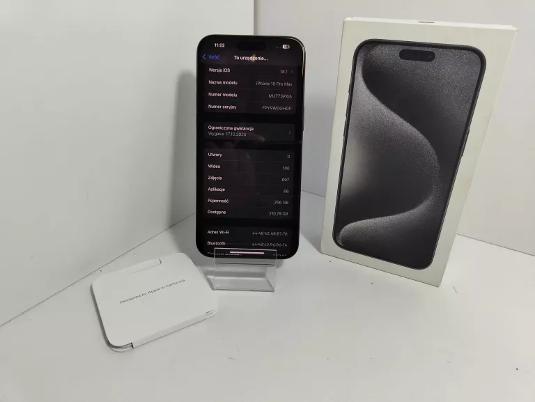 TELEFON APPLE IPHONE 15 PRO MAX 256GB