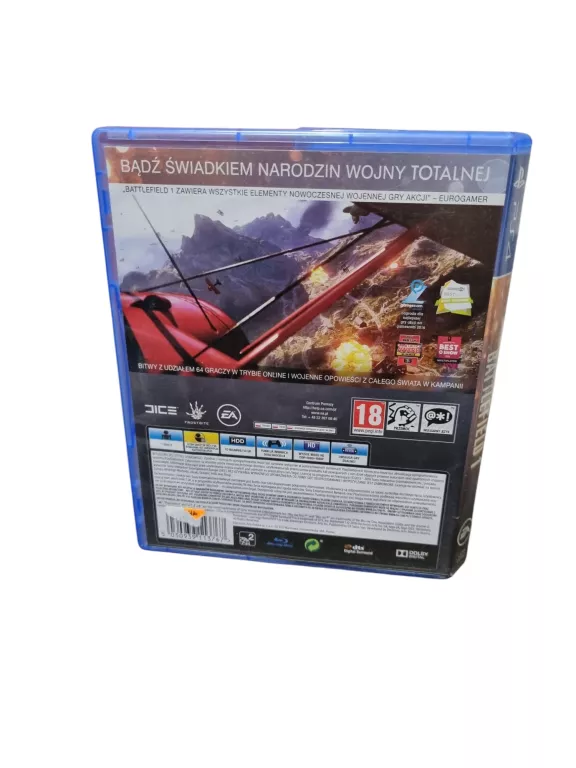 GRA BATTLEFIELD 1 SONY PLAYSTATION 4 CUSA 02387