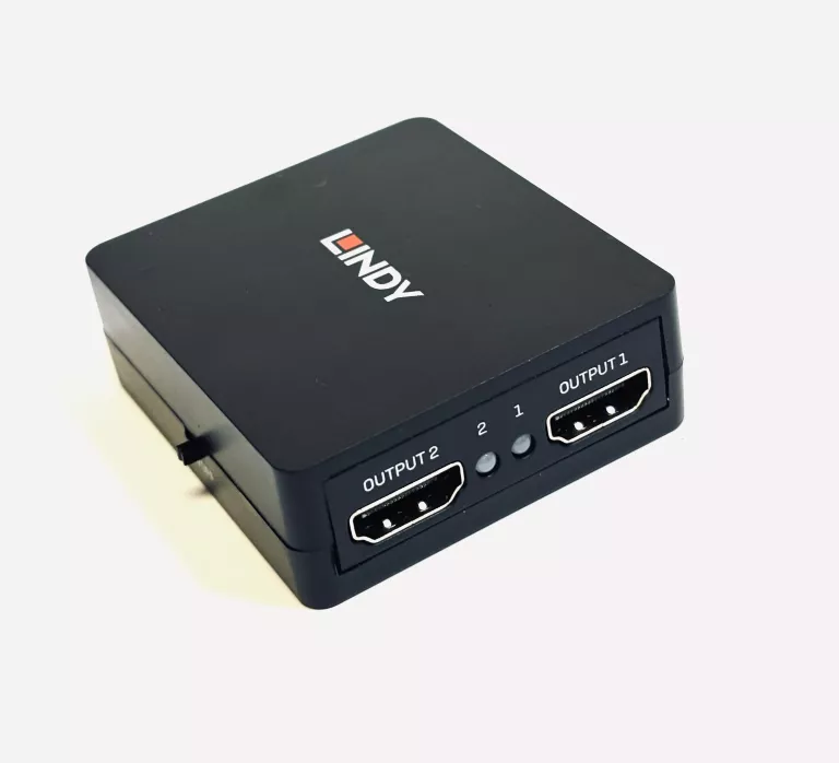 ROZDZIELACZ / SPLITTER HDMI 4K UHD (1XIN - 2XOUT) - LINDY 38157