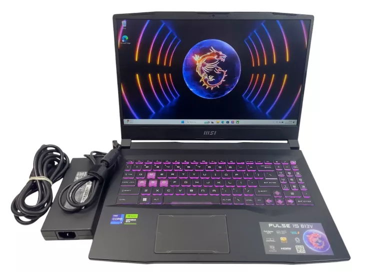 LAPTOP MSI PULSE 15 B13VGK + ZASILACZ