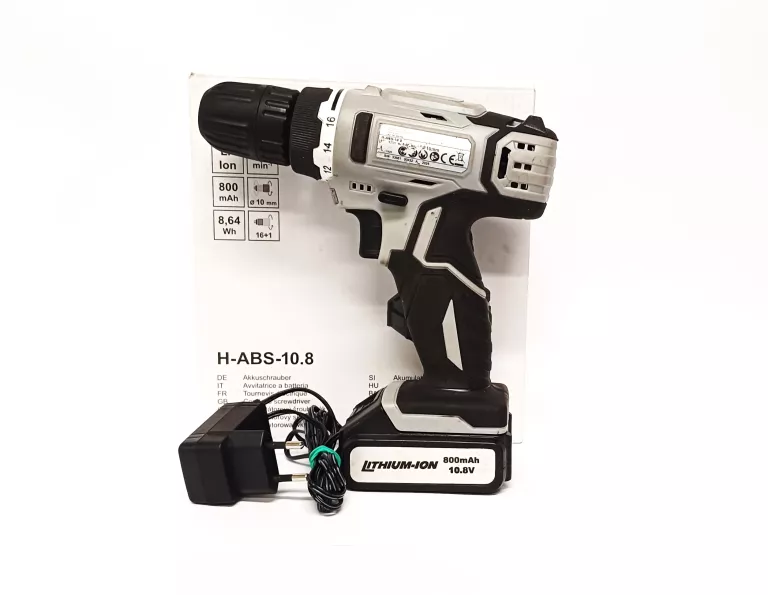 AMS WIERTARKO-WKRĘTARKA AKUMULATOROWA H-ABS-10,8