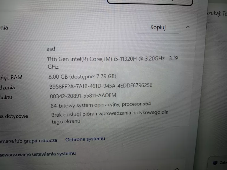 LAPTOP LENOVO IDEAPAD GAMING 3 15IHU6  I5/8 GB/512 GB