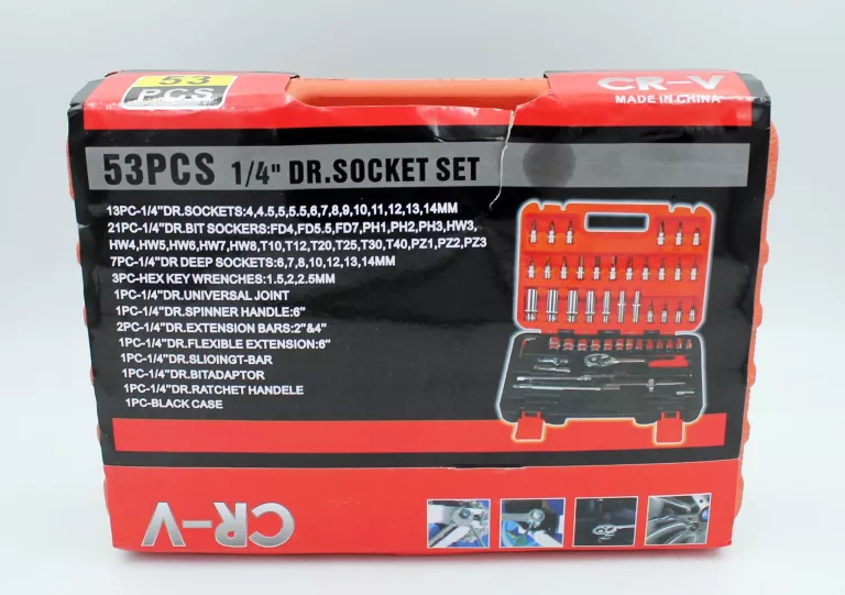 KLUCZE AMPULOWE CR-V 53PCS