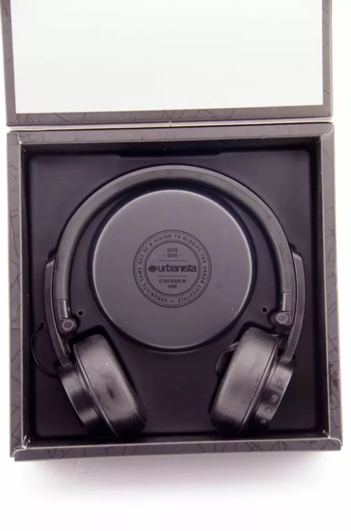 SŁUCHAWKI NAUSZNE BEZPRZEWODOWE URBANISTA DETROIT BLUETOOTH CZARNE
