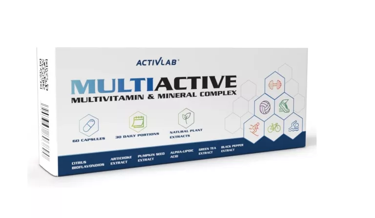 KOMPLEKS WITAMIN I MINERAŁÓW ACTIVLAB MULTIACTIVE 60 CAPS