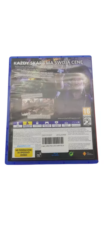 GRA PS4 UNCHARTED 4 KRES ZŁODZIEJA