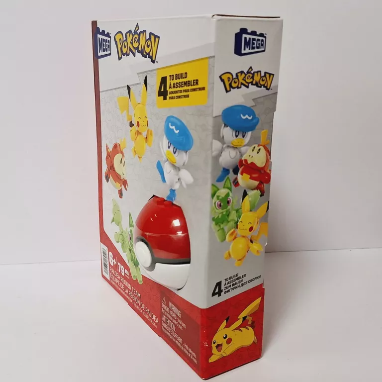 POKEMON KLOCKI KONSTRUKCYJNE MEGA 79 ELEMENTÓW ZABAWKA