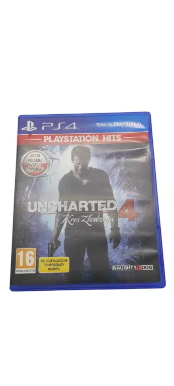 GRA PS4 UNCHARTED 4 KRES ZŁODZIEJA