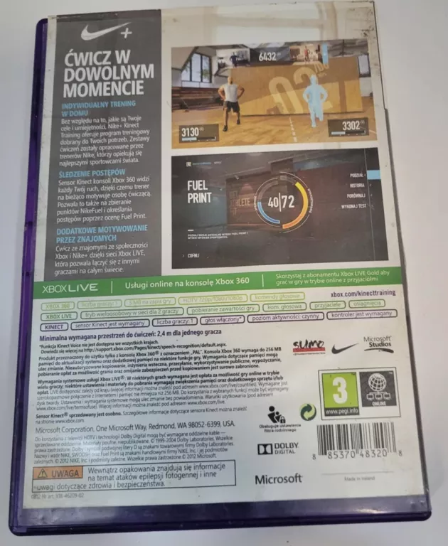 GRA NA XBOX 360 10 KINECT TRAINING