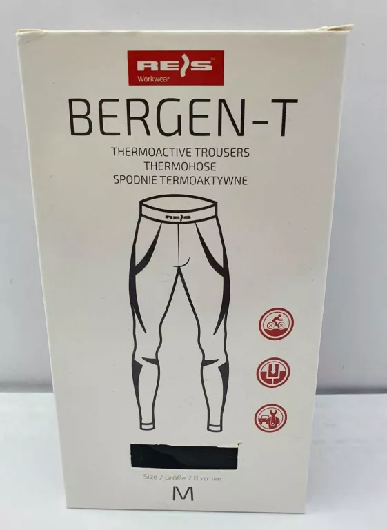 SPODNIE TERMOAKTYWNE SPORTOWE DO BIEGANIA MĘSKIE REJS BERGEN-T ROZM.M