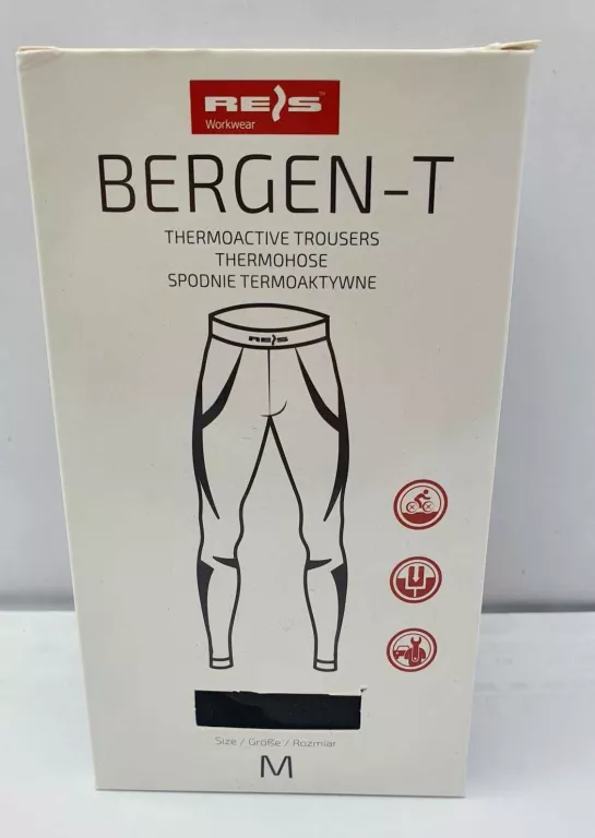 SPODNIE TERMOAKTYWNE SPORTOWE DO BIEGANIA MĘSKIE REJS BERGEN-T ROZM.M