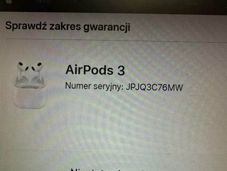 SŁUCHAWKI APPLE AIRPODS 3-GEN ŁADNY STAN!