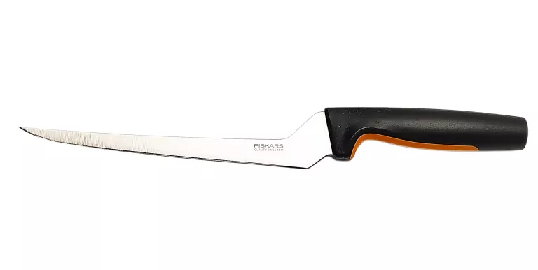 NÓŻ FISKARS DO FILETOWANIA RYB MIĘSA BARDZO OSTRY DŁUGI W BLISTRZE 20,5CM