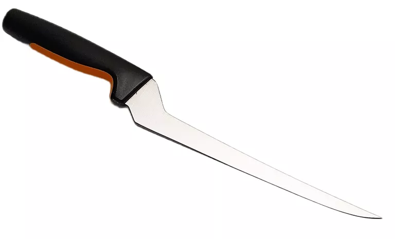 NÓŻ FISKARS DO FILETOWANIA RYB MIĘSA BARDZO OSTRY DŁUGI W BLISTRZE 20,5CM