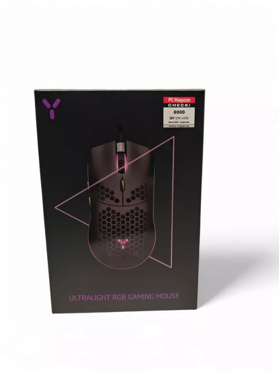 MYSZ BT ISY IGM-4000 ULTRALIGHT RGB BLACK