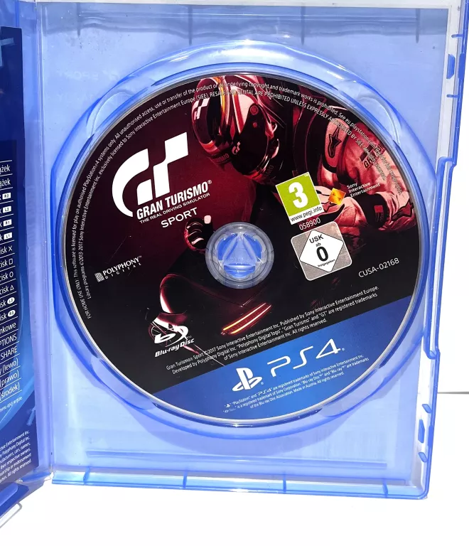 GRA PS4 GRAN TURISMO SPORT