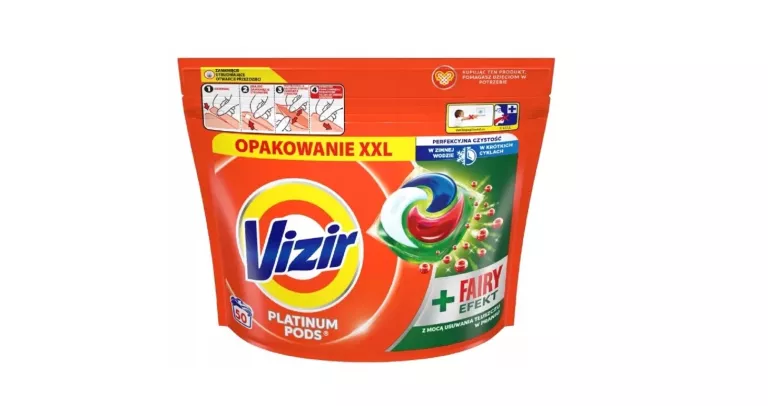 VIZIR PLATINUM PODS + FAIRY EFFECT KAPSUŁKI DO PRANIA, 50 PRAŃ