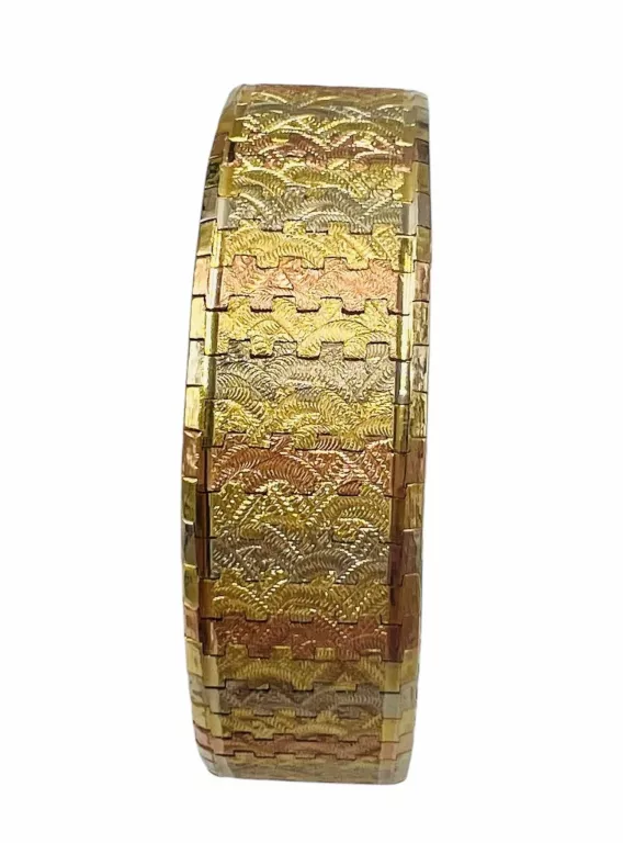 ZŁOTA PIĘKNA BRANSOLETKA 19 CM 43,7