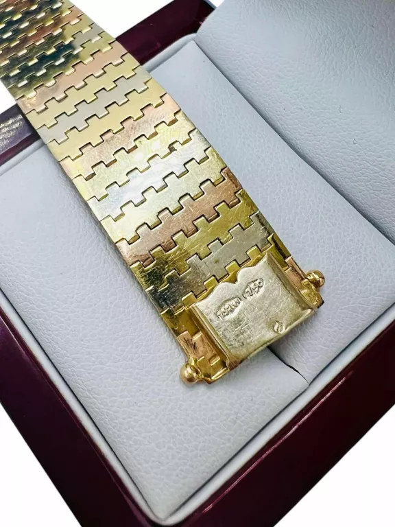 ZŁOTA PIĘKNA BRANSOLETKA 19 CM 43,7