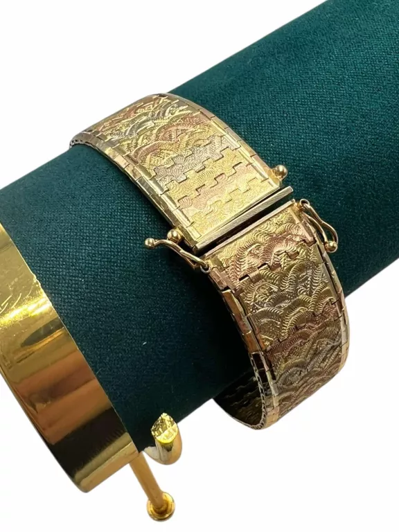 ZŁOTA PIĘKNA BRANSOLETKA 19 CM 43,7