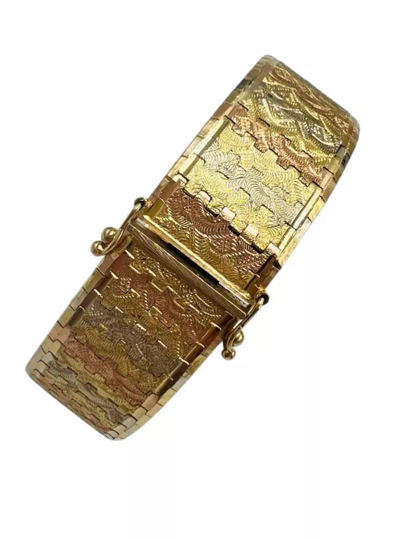 ZŁOTA PIĘKNA BRANSOLETKA 19 CM 43,7