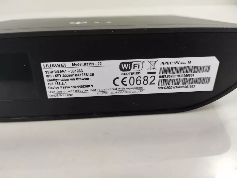 ROUTER HUAWEI B315S-22  NA KARTĘ SIM + ZASILACZ