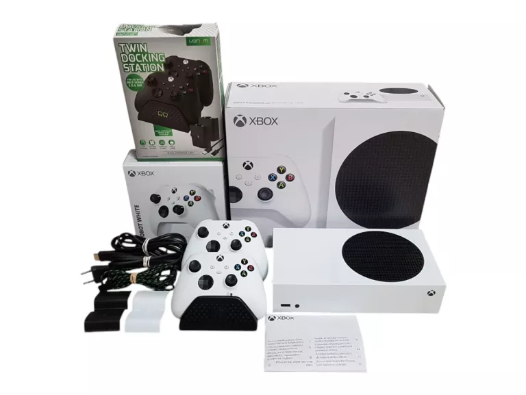 KONSOLA XBOX SERIES S 512GB, 2 PADY, ŁADOWARKA