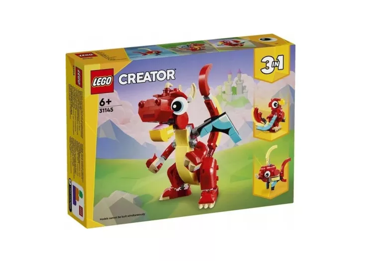 LEGO CREATOR 3 W 1 31145 CZERWONY SMOK