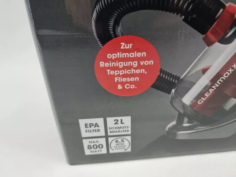 ODKURZACZ CLEANMAXX MULTI-CYKLON 800W BEZWORKOWY