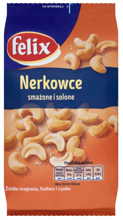 FELIX ORZECHY NERKOWCA SMAŻONE I SOLONE 240G 5900571002692