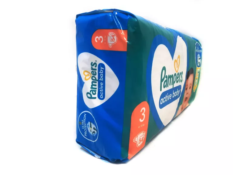 PAMPERS ACTIVE BABY 6-10KG 54 SZTUKI