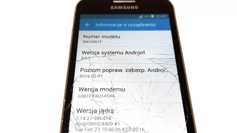 TELEFON SAMSUNG GALAXY CORE PRIME STŁUCZONY